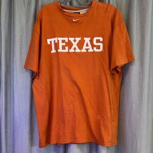 Nike Men's Burnt Orange Texas Tee- early 2000’s